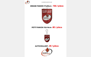 RCSL FANIONS ET AUTOCOLLANT