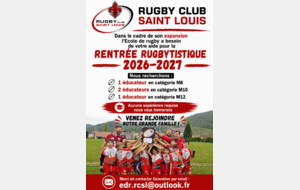 RECRUTEMENT ECOLE DE RUGBY