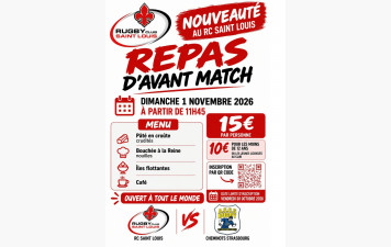REPAS D'AVANT MATCH 01.11.2026