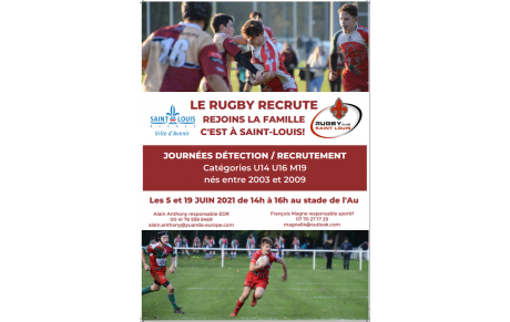 JOURNEES DETECTION / RECRUTEMENT U14, U16 ET U19