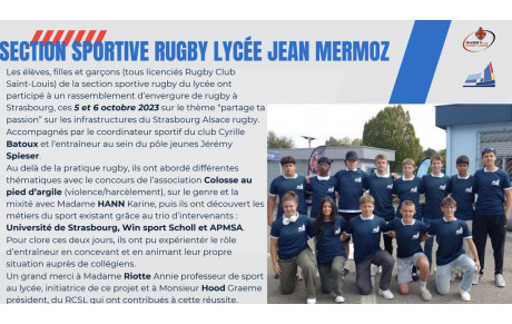 Section Sportive Rugby Lycée Jean Mermoz 