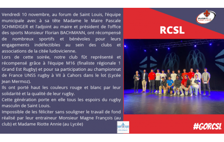 Réception des Champions de l'année 2023