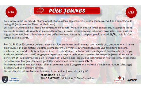 Régional 1 : Journée 3