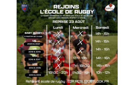 REPRISE EDR SAISON 2025/2026