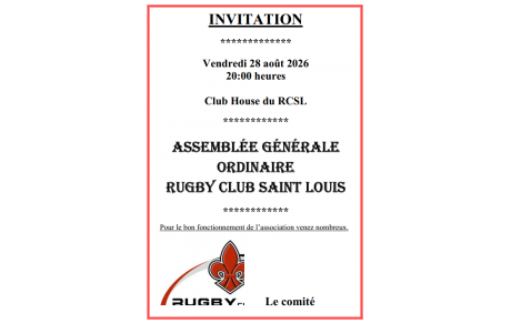 ASSEMBLÉE GÉNÉRALE 2026