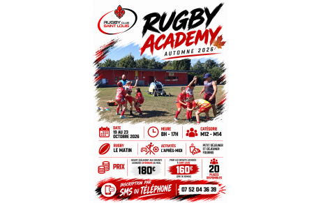 RUGBY ACADEMY AUTOMNE 2026